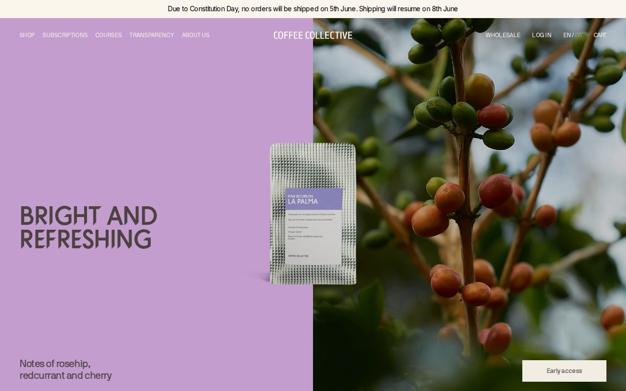 Coffee Collective公式サイト